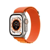 Apple Watch Ultra GPS + Cellular 49mm Titanium Alpine Loop Orange Band, RABLJENA
