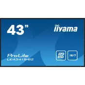 iiyama ProLite LE4341S-B2 108cm (42,5”) FHD Digital Signage Monitor VGA/HDMI/USB
