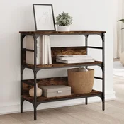 Konzolni stol boja hrasta 75 x 32 x 75 cm konstruirano drvo