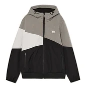 Cropp - Tribarvna jakna s kapuco - light grey