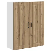 Vidaxl Omarica na steni LUCCA Artisan hrast 80 x 31 x 100 cm