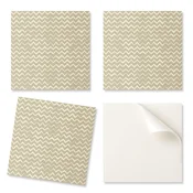 shumee PVC stenske ploščice z vzorcem za sobo Cikcak vzorec na teksturirani podlagi 9x30x30 cm