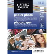 Foto papir - 13 x 18 cm, 240 g/m2, sijajni, 50 listov