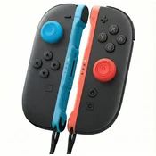 Par rdeče-modrih silikonskih kapic za Nintendo Switch 2