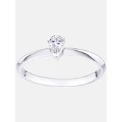 DIAMANT LETERNEL Prstan srebrna