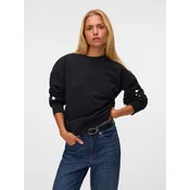 VERO MODA Majica VMLILJE črna / bela