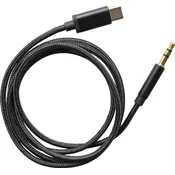 mobilNET Avdio kabel USB-C - 3,5 mm vtič, Črn