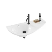 Ravak XJ1P1100000 - Viseči umivalnik AVOCADO 85x45 cm iz umetnega marmorja/bela