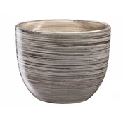 eoshop Pokrov za cvetlični lonec PURKYNOVA SIVA keramični mat d13x11cm