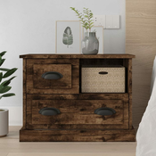 Nocni ormaric boja dimljenog hrasta 60 x 39 x 45 cm