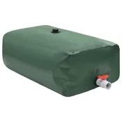 Vidaxl Rezervoar za vodo s pipo zložljiv 360 L PVC