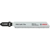 List za vbodno žago PRO Soft Tile T130RF, 83 mm, 3 kosi
