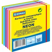 Samolepilni lističi neon, blok 76 x 76 mm