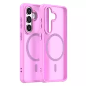 Hibridna maska HaloFrost II MagSafe za Samsung Galaxy S26 - pink