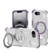 Hibridna maska Carbon Shield Pro za iPhone 16e - purple transparent