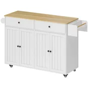 Homestar Kuhinjski otok 147x43x89 cm Bela