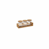 Set staklenih tegli za zacine 0.4l 3/1 u drvenom stalku 5five