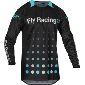 Motokrosový dres FLY Racing Evolution DST 2024 cerno-modrý