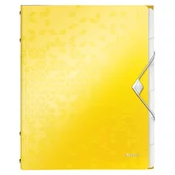 LEITZ LEITZ mapa WOW, DIN A4, PP, 6 predelkov, roza metalik, (21651714)