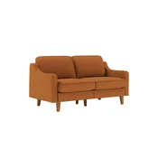 ATELIER DEL SOFA 2-Seat Sofa Robin 2 Caramel Walnut