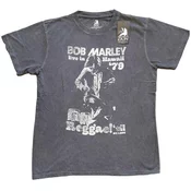 Bob Marley Majica Hawaii Unisex Charcoal Grey M