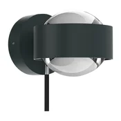 Top Light Puk Mini Wall+ G9 leče prozorne antracit mat/krom - Dnevna soba/jedilnica - Dizajn - antracit mat, krom, prozorno - Kovina