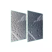 shumee ZAŠČITNA STEKLENA KROŽNIKA ZA KUHINJO 2x35x52 KAPLJIC