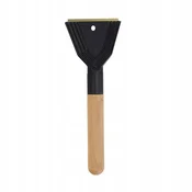 EPACC209 Ravno medeninasto strgalo, 33 cm črne barve