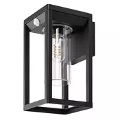 RABALUX Zernest Spoljna senzor zidna lampa, IP54, E27, 15W, Crna