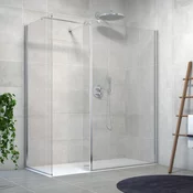 Aquaestil Zenith tuš stijena dodatna uz Wall 90 - Aquaestil - 90 cm / 200 cm - Kaljeno staklo 8 mm - Srebrna*** moguce naruciti i u crnog boji (cijena na upit) - Prozirno*** moguce naruciti satinato ( cijena na upit) - Univerzalna