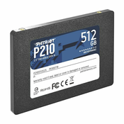 Patriot SSD P210 R520/W430, 512GB, 7mm, 2.5