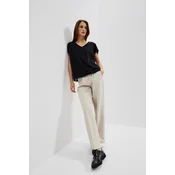 WOMENS T-SHIRT L-TS-4048 BLACK