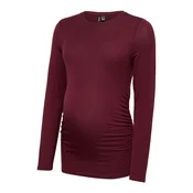 Vero Moda Maternity Majica VMMAVA SARAH rubin rdeča