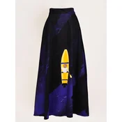 Pineapples Dont Have Sleeves Krilo Gorgona Island Skirt rumena/lila