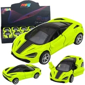 slomart LEAN TOYS Športni avto, zelen, 1:32, kovinski, pogon, luči, zvok
