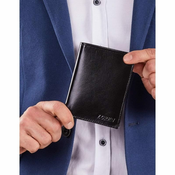 CEDAR Navpična črna denarnica za moške CE-PF-N4-BAU.20_301023 Univerzalni