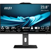Računalnik All-in-One MSI PRO AP242P 14M Core i3 / 8 GB RAM / 512 GB SSD / 23,8 FHD / Windows 11 Pro (črn)