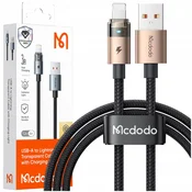 Mcdodo MCDODO USB KABEL ZA HITRO POLNJENJE ZA IPHONE LIGHTNING PD 36W 1M LED ZLAT