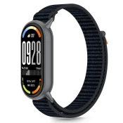 Tech-protect Nylon Stripe pašček za Xiaomi Smart Band 8 / 9 / 10, black/orange