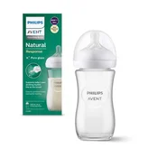 Avent flašica natural response staklena 240ml 0772