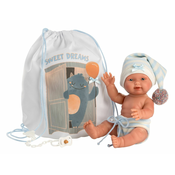 Llorens 26313 NEW BORN BOY - realistična beba lutka s punim tijelom od vinila - 26