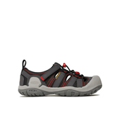 KEEN djecje sandale Knotch Creek magnet/red carpet 1026167/1026154, sive, 35