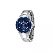 Ročna ura Maserati Competizione Diver R8873600002 Srebrna