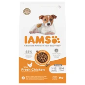 IAMS Hrana Dog Puppy Small & Medium Chicken 3kg