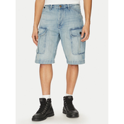 G-Star Raw Jeans kratke hlače Bend 3D Cargo D26528-D788 H119 Svetlo modra Relaxed Fit