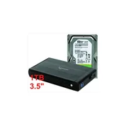GEMBIRD HDD 3.5 1TB SET USB 3.0 SATA Eksterno Kucište + 1TB WD10EURX