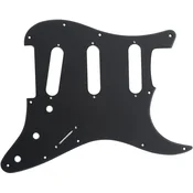 Fender 1-Ply SSS Black Pickguard (Kao novo)