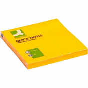 Q-Connect Blazinice 75 x 75 mm - neonsko oranžna