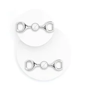 Okraski za mokasine Silver pearl