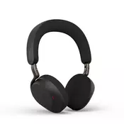 Jabra Evolve3 75 MS Bluetooth Stereo Headset Wireless Active Noise Cancellation 6 Microphones MS Teams Certified Includes USB-A Bluetooth Adapter